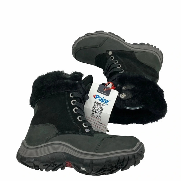 Pajar Canda Black Waterpoof Boot Sz:5/5.5 - Picture 8 of 12